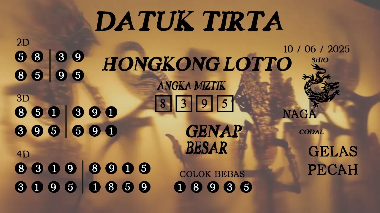 syair Datuk Tirta Hongkong Lotto