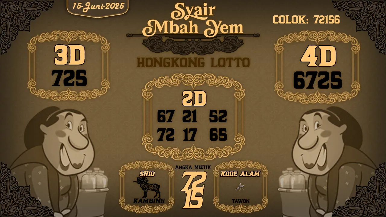 syair Mbah yem Hongkong Lotto