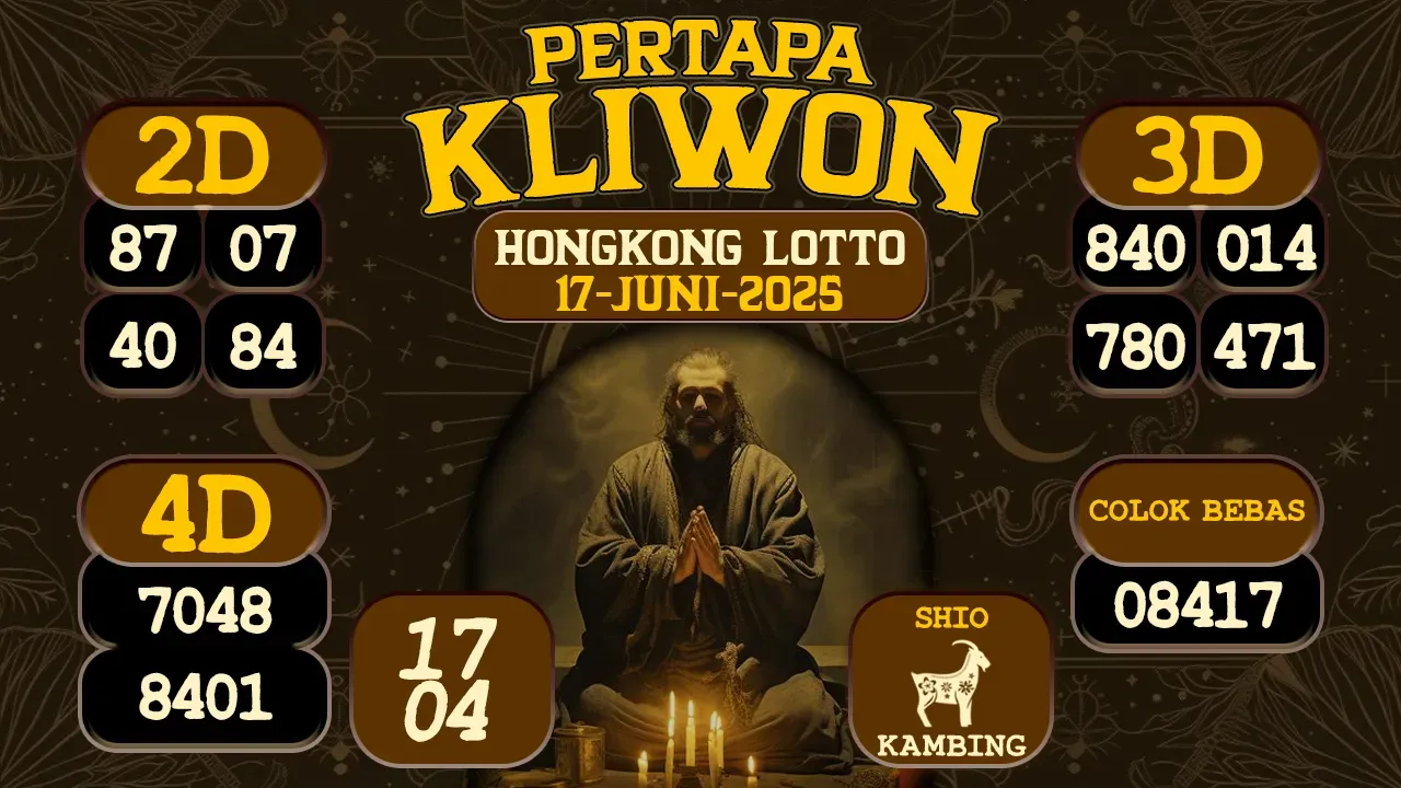 syair Pertapa Kliwon Hongkong Lotto 17 06 2025