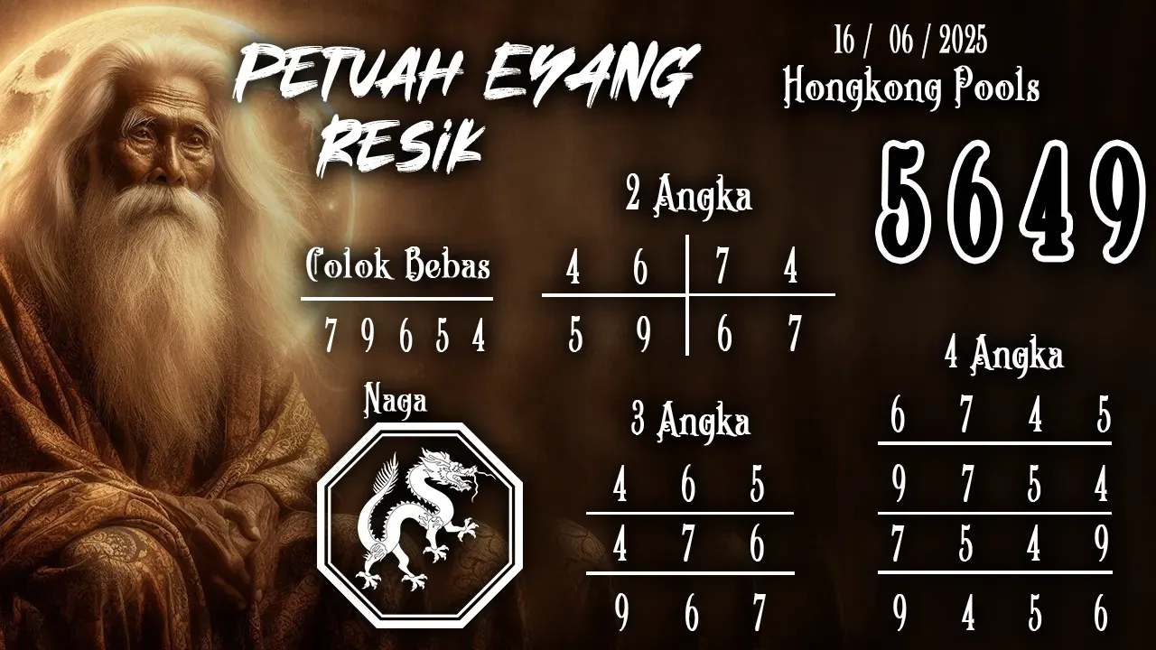 syair Prediksi Eyang Hongkong Pools