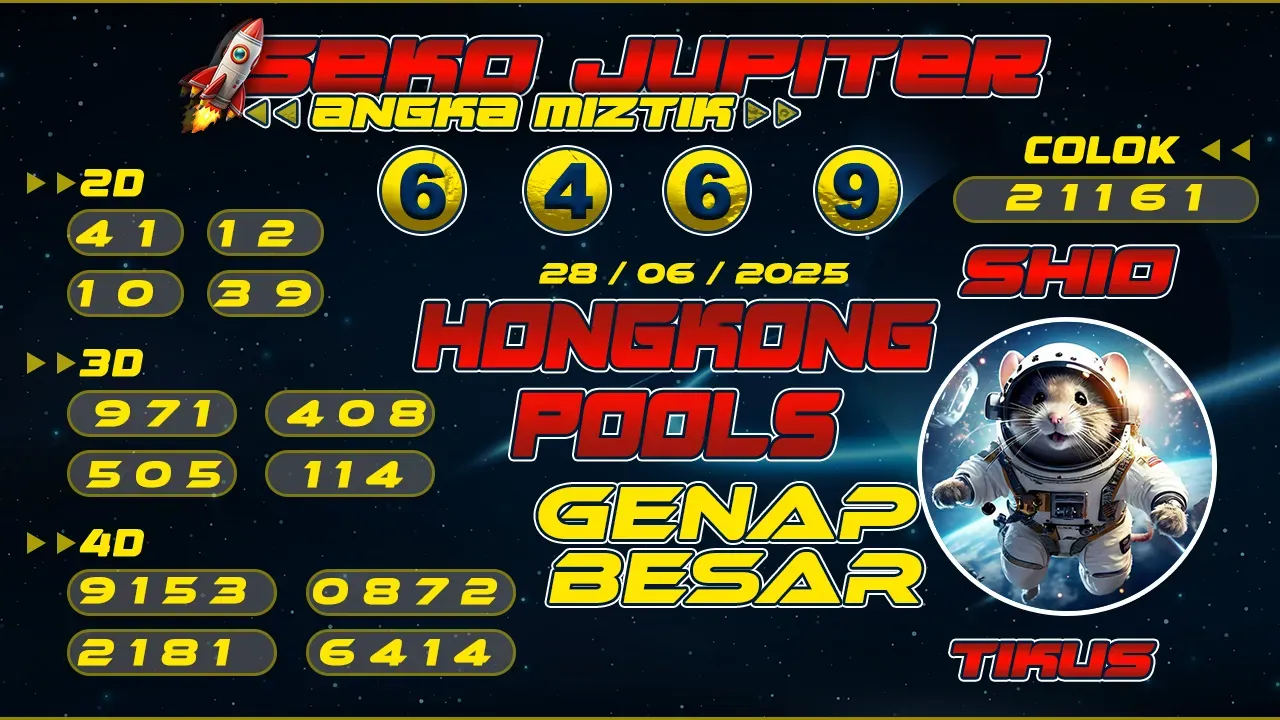 syair Seko Jupiter Hongkong Pools 28 06 2025