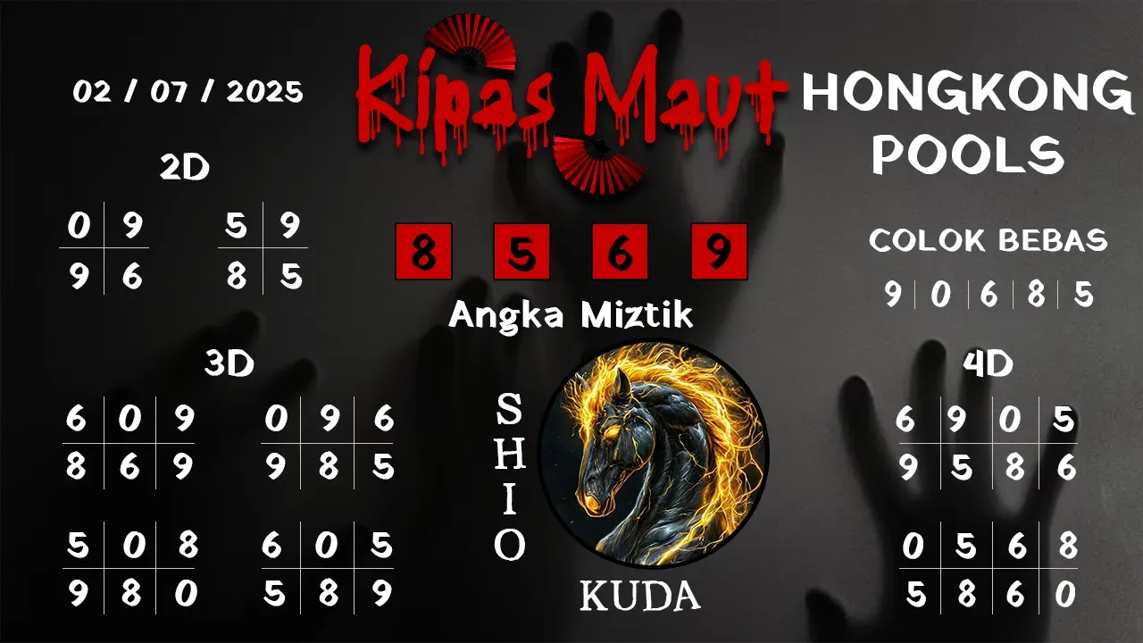 syair Kipas Maut Hongkong Pools 02 07 2025