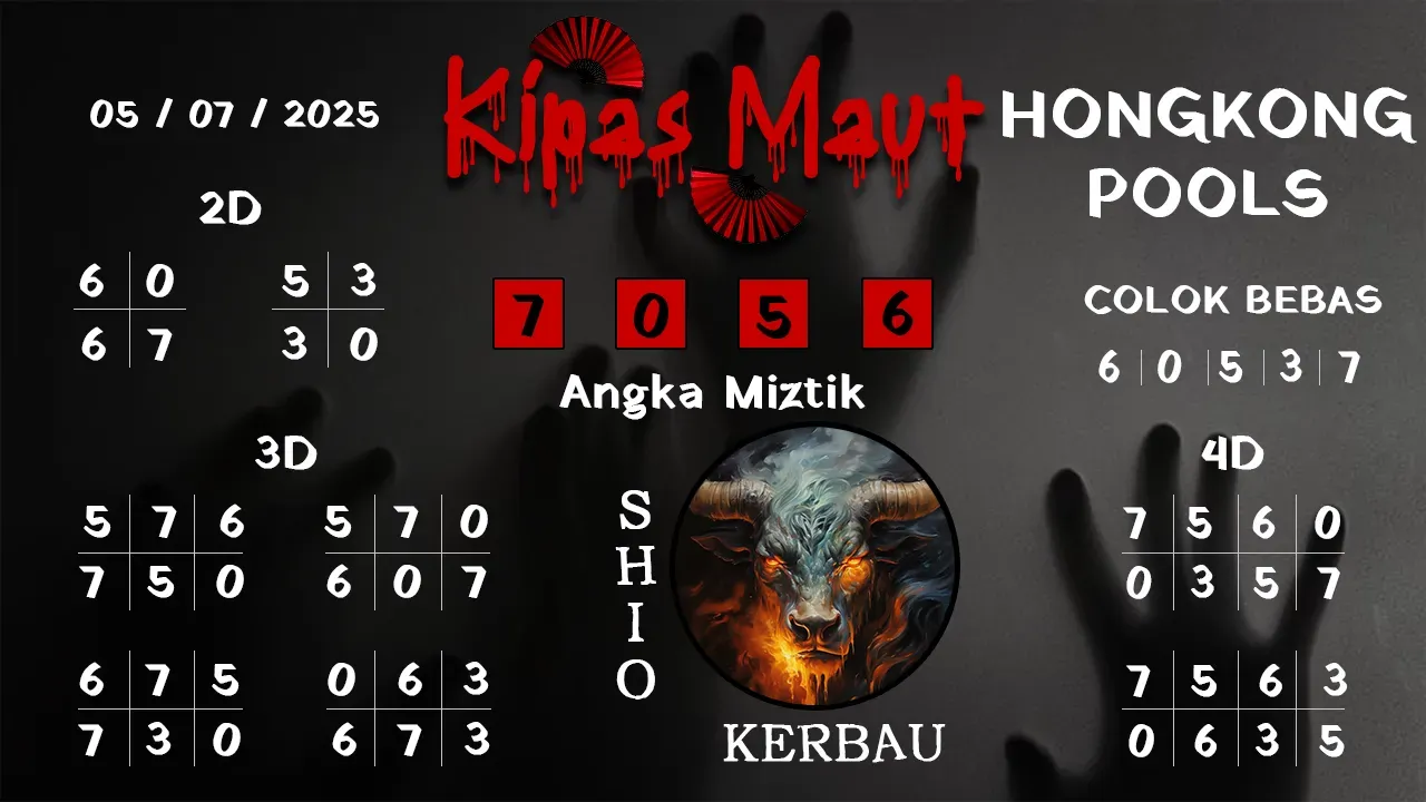 syair Kipas Maut Hongkong Pools 05 07 2025