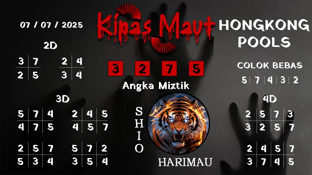 syair Kipas Maut Hongkong Pools 07 07 2025