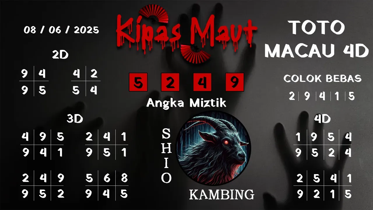 syair kipas Maut Toto Macau 4D