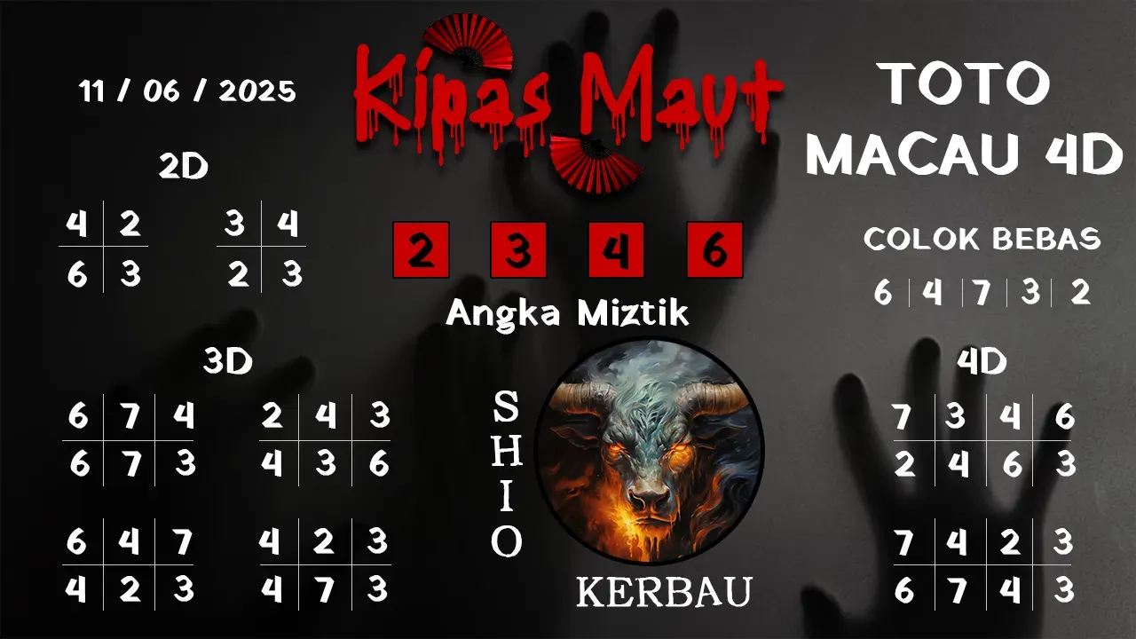syair Kipas Maut Toto Macau 4D