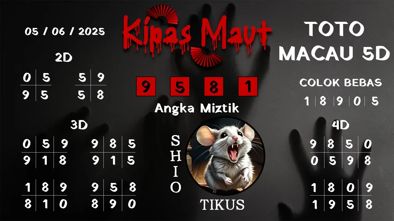 syair kipas Maut Toto Macau 5D