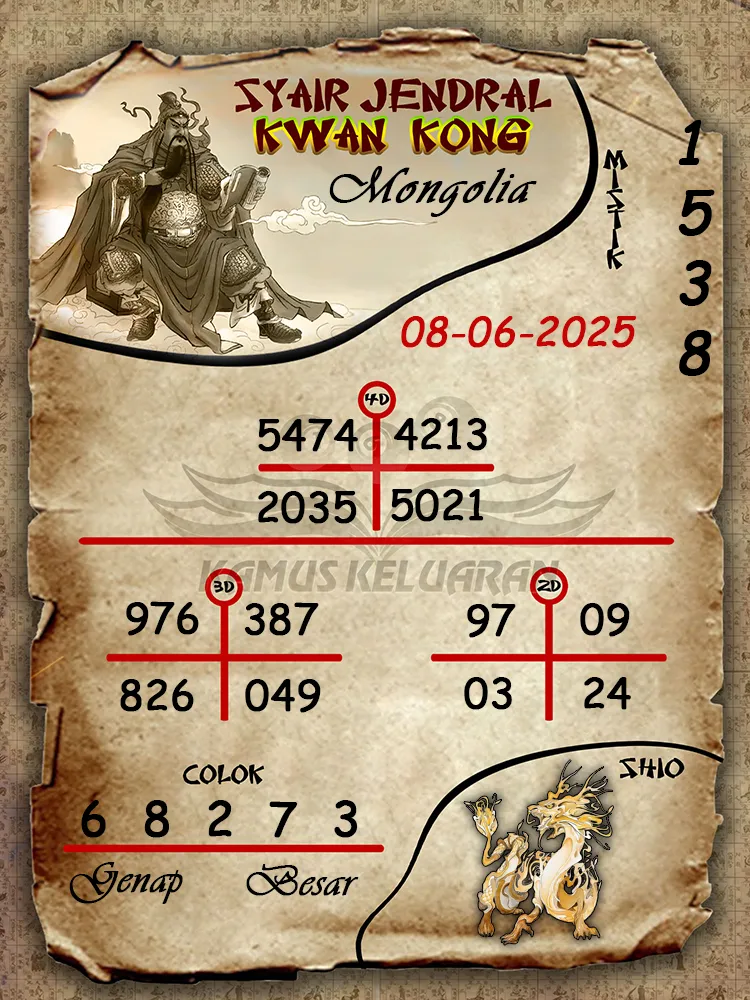 syair jendral kwan kong mongolia 08 06 2025