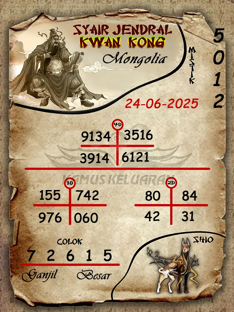 syair jendral kwan kong mongolia 24 06 2025