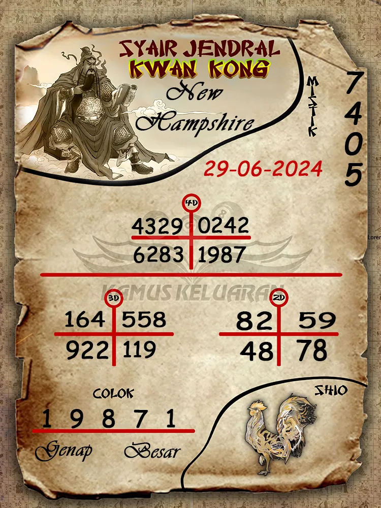 syair jendral kwan kong New Hampshire 29 06 2025