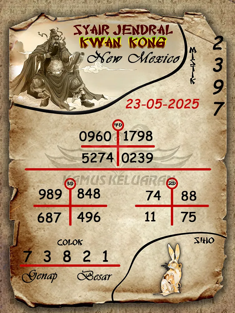 syair jendral kwan kong new mexico 23 05 2025