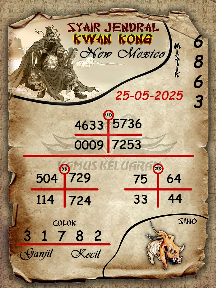 syair jendral kwan kong new mexico 25 05 2025