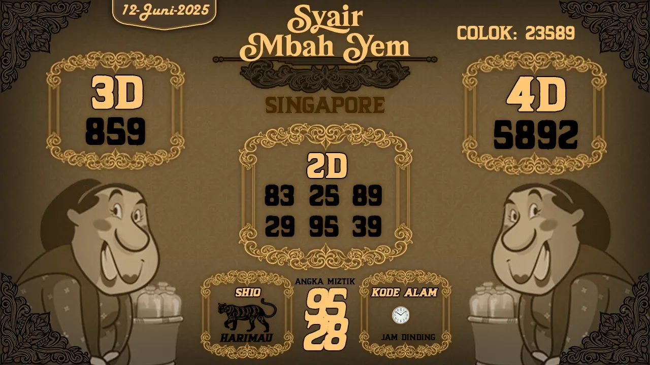 syair Mbah yem Singapore