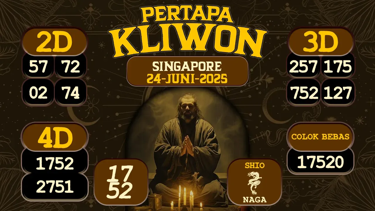 syair Pertapa Kliwon Singapore 24 06 2025