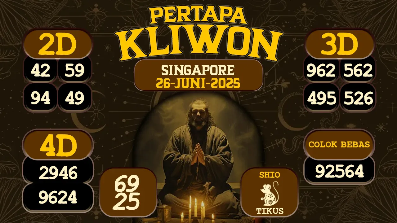 syair Pertapa Kliwon Singapore 26 06 2025