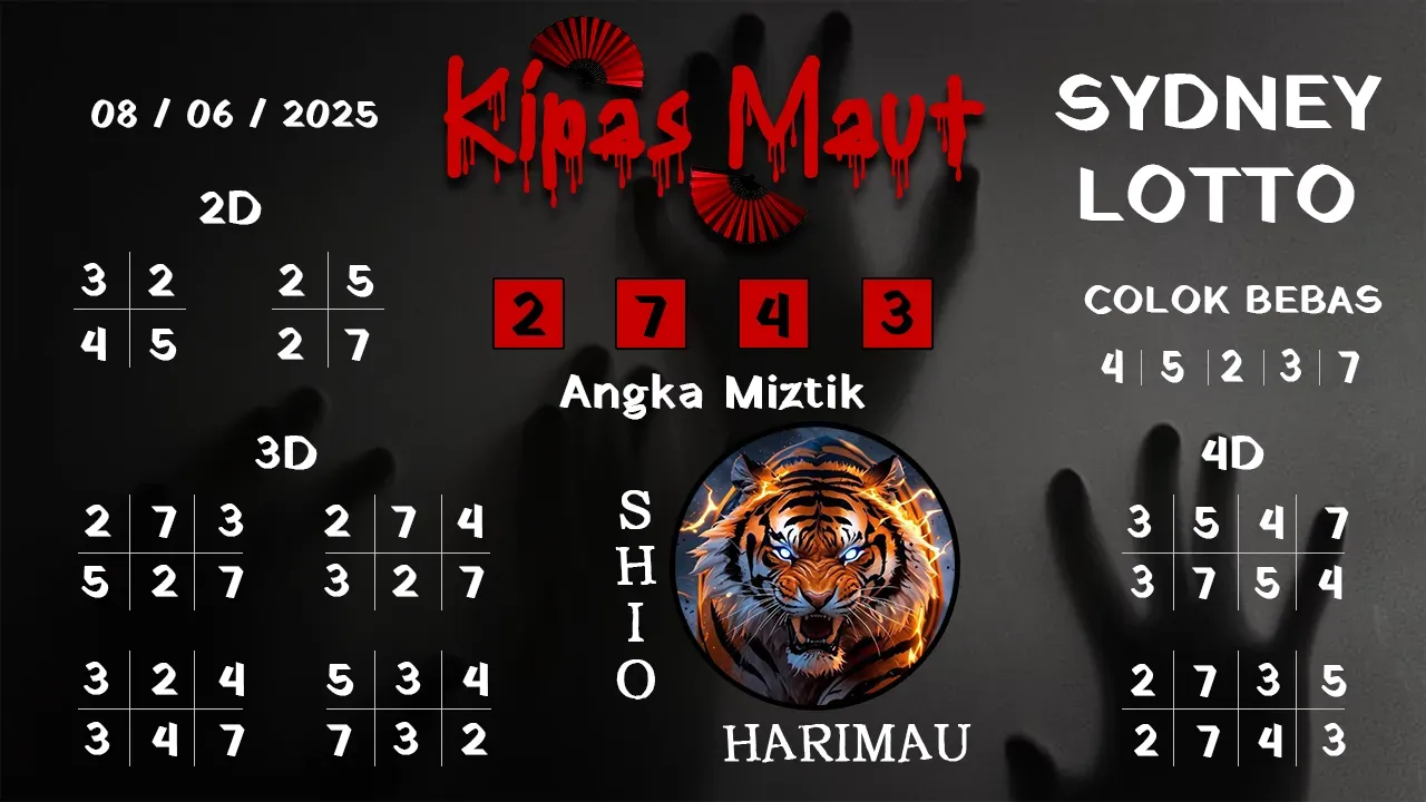 syair kipas Maut Sydney Lotto
