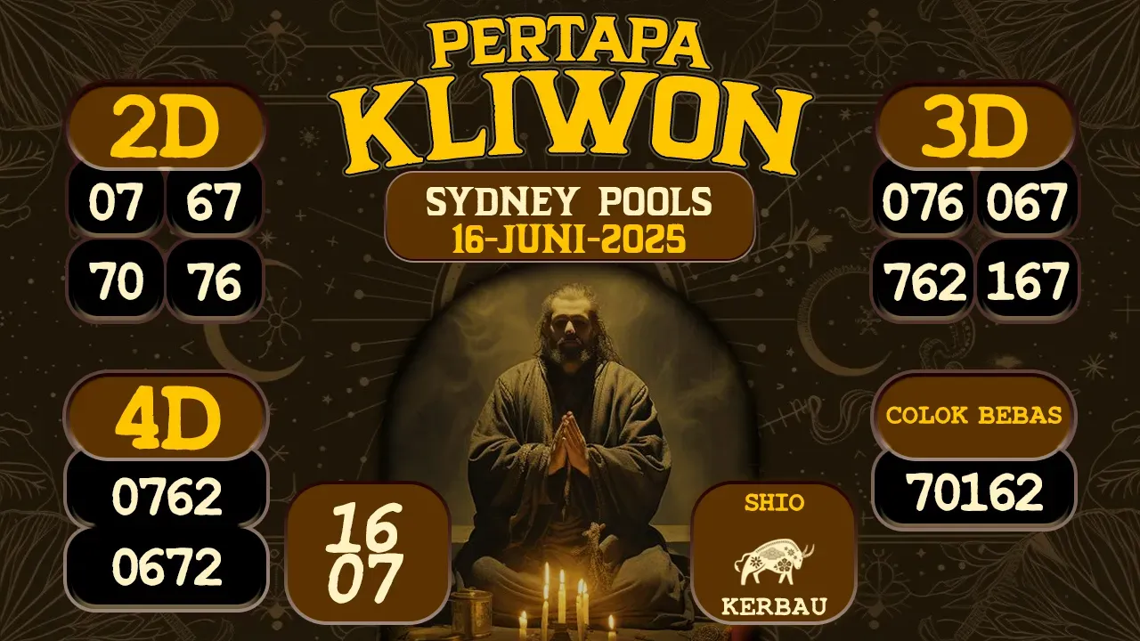 syair Pertapa Kliwon Sydney Pools