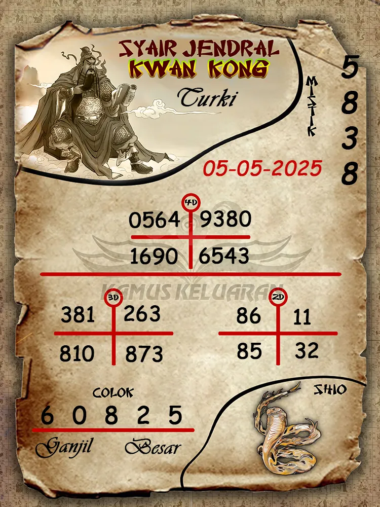 syair jendral kwan kong turki 05 05 2025