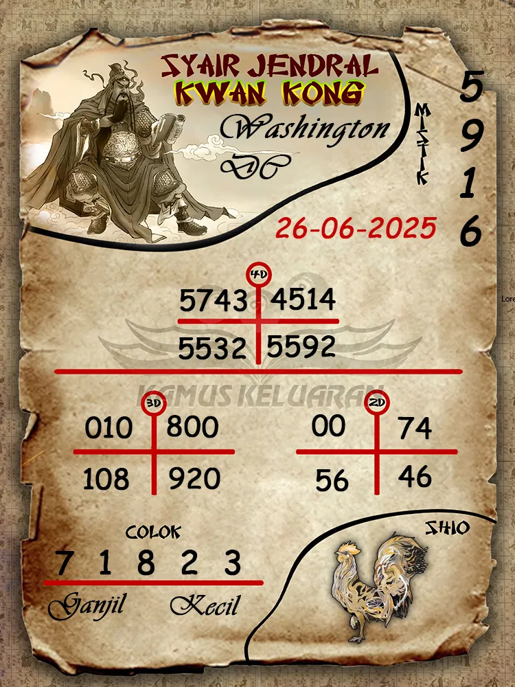 syair jendral kwan kong washington dc 26 06 2025