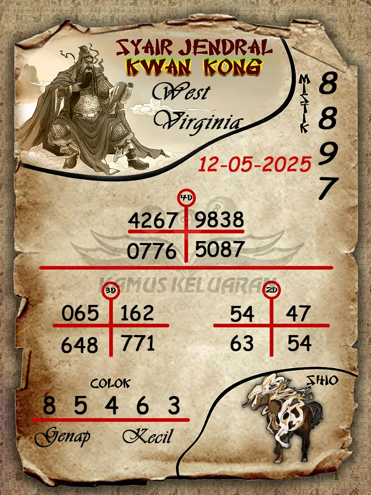 syair jendral kwan kong west virginia 12 05 2025